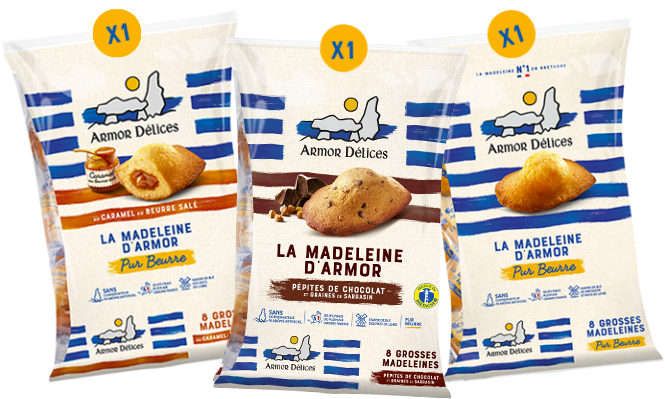 Sachet de madeleines Armor Délices